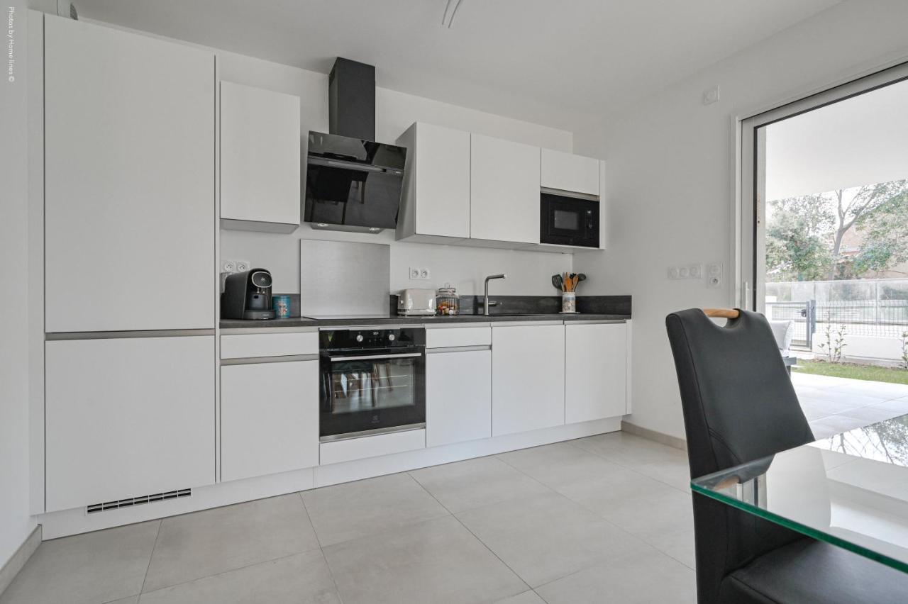T3 Neuf - C13 - Jardin-Terrasse Et Piscine - Acces Direct Plages Et Centre Village Сен-Сир-сюр-Мер Экстерьер фото